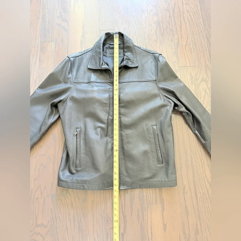 VTG! BANANA REPUBLIC Leather Jacket Size XL